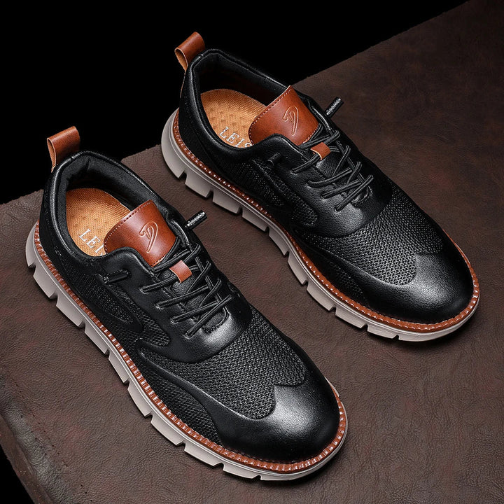 CALDWELL LEATHER TRAINERS