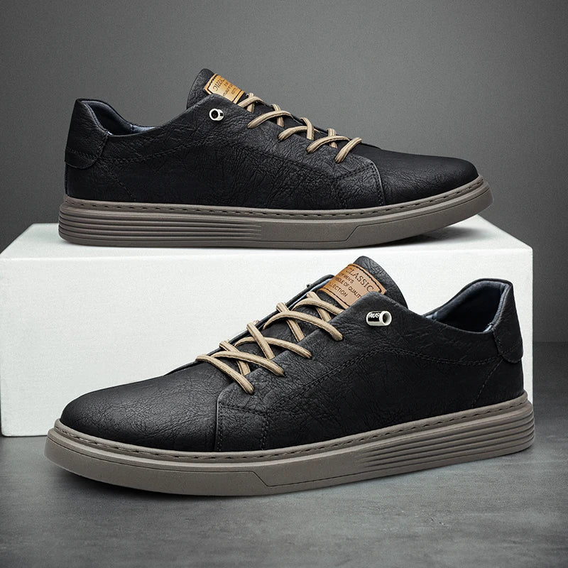 Oxfords Leather Trainers