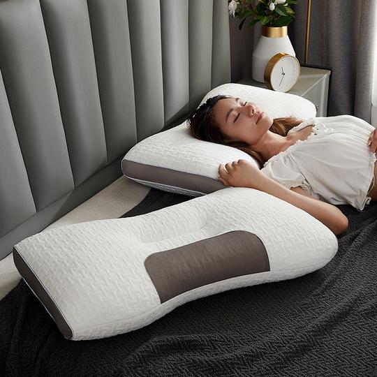 Ergonomic Hybrid Pillow For Side And Back Sleepers