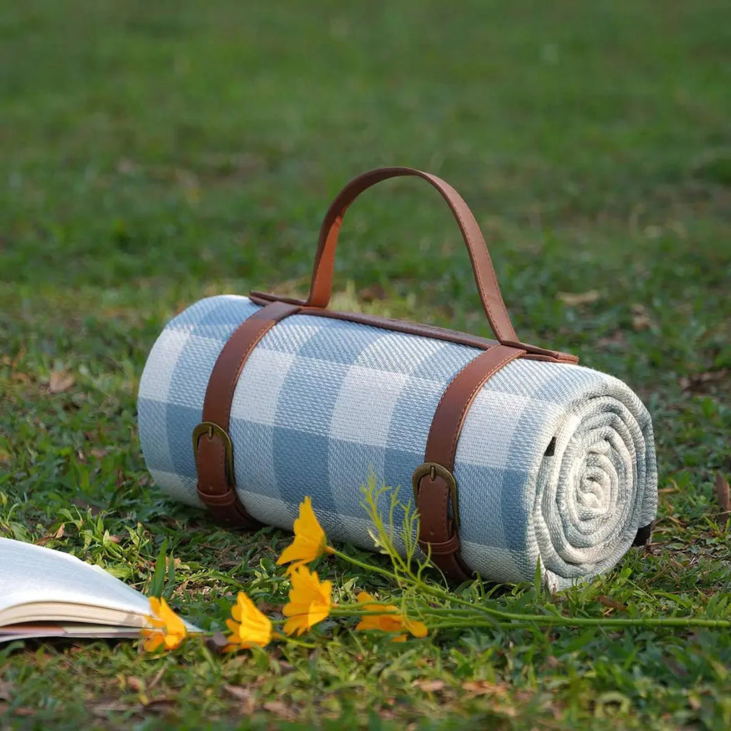 Waterproof Picnic Blanket with Carry Strap