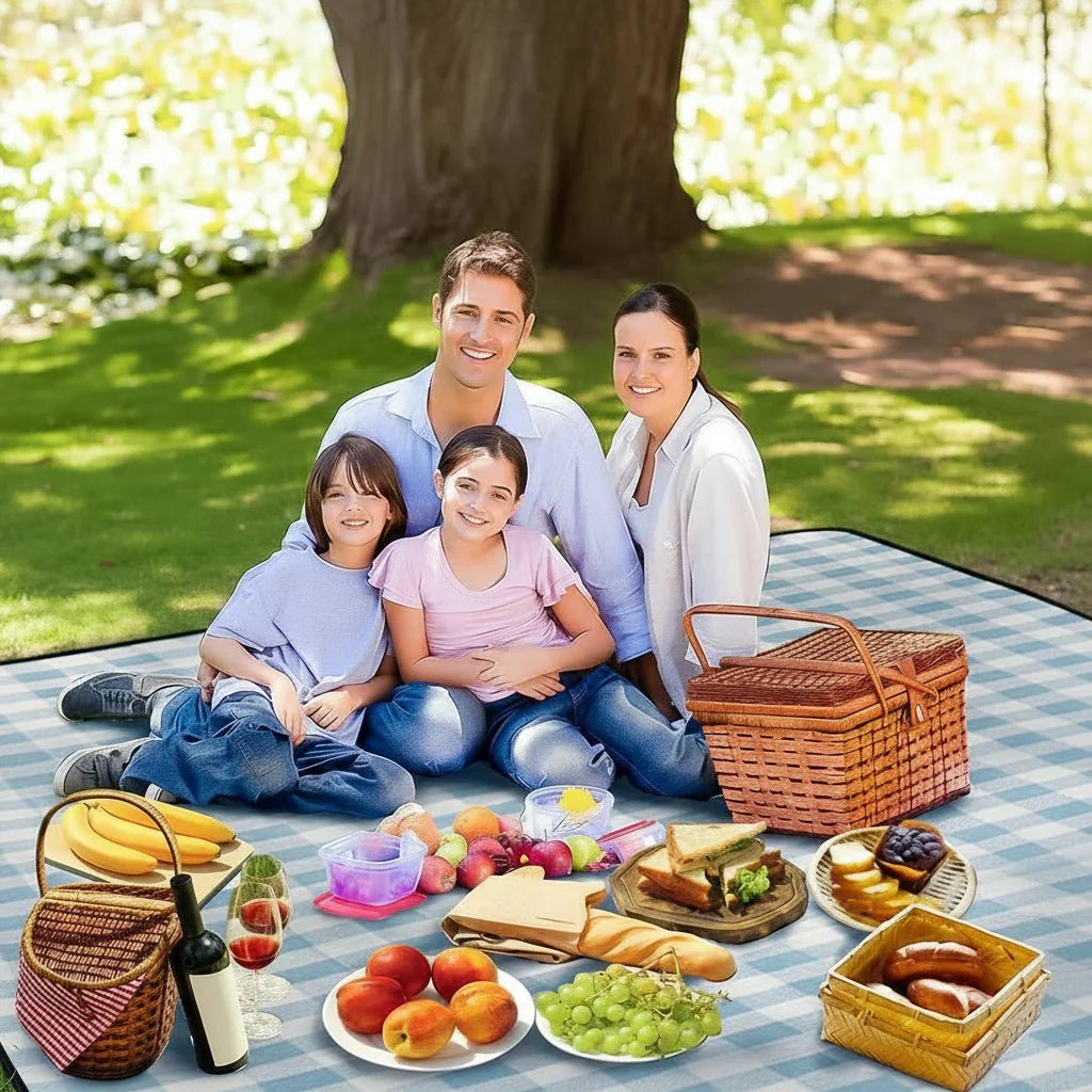 Waterproof Picnic Blanket with Carry Strap