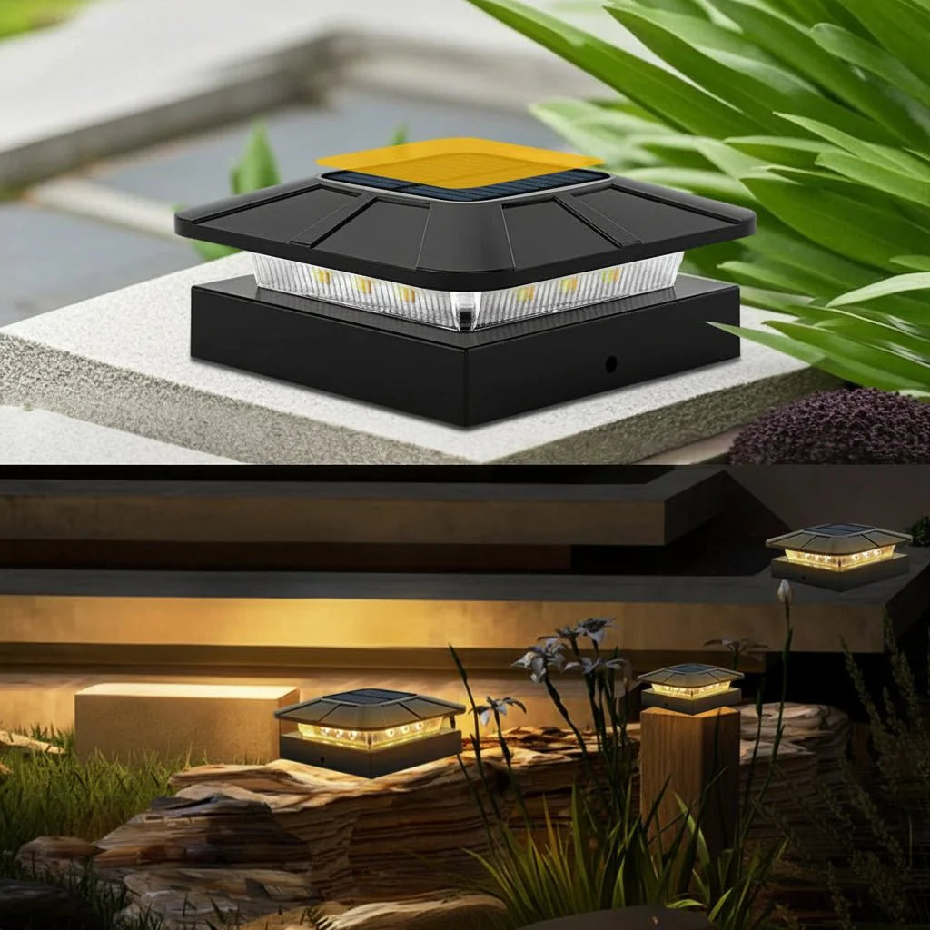 Solar Post Lights for Garden and Terrace