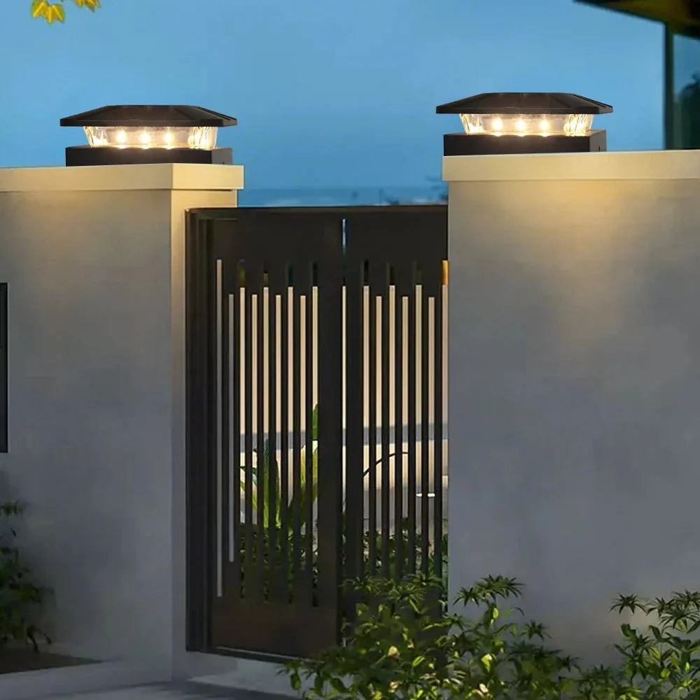 Solar Post Lights for Garden and Terrace