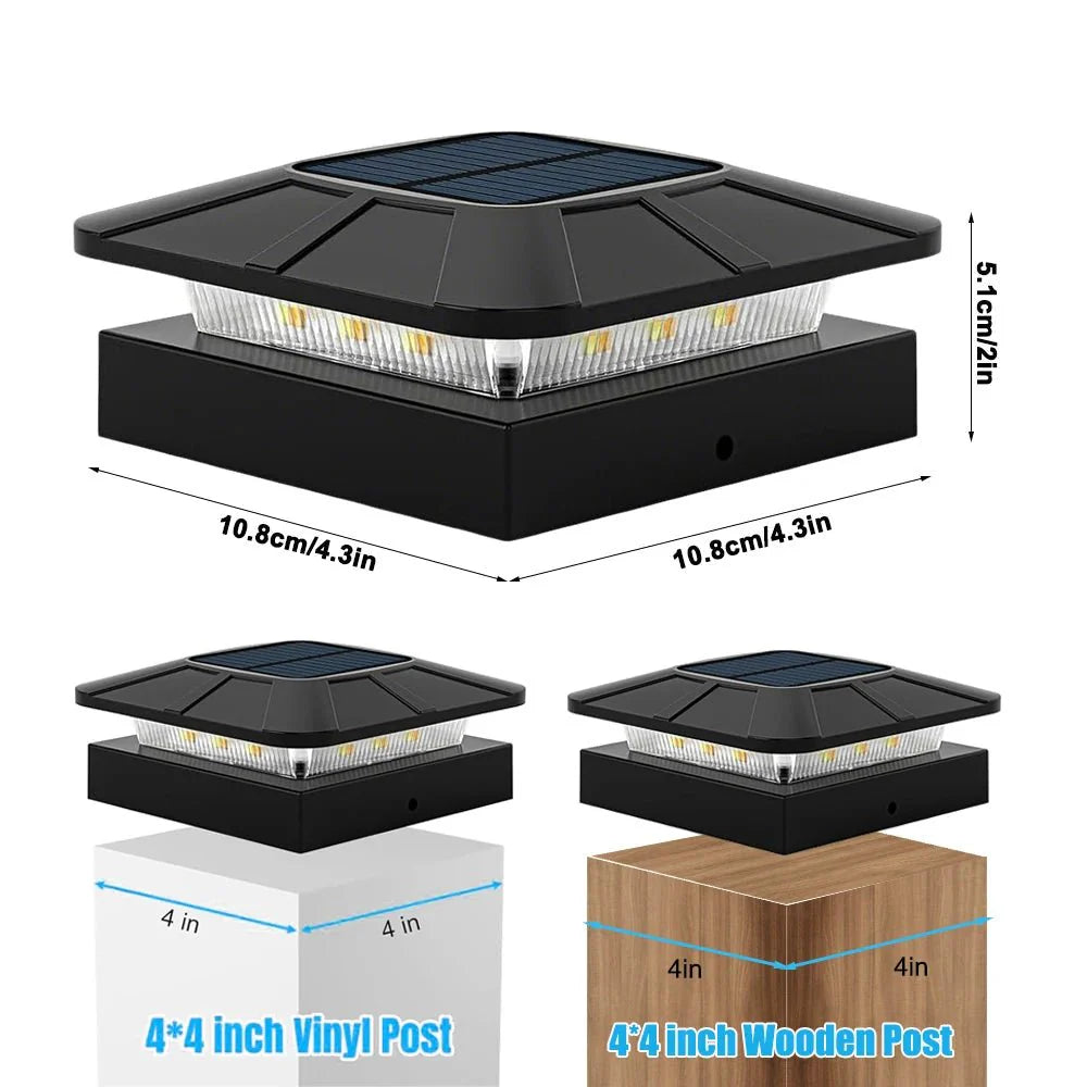 Solar Post Lights for Garden and Terrace