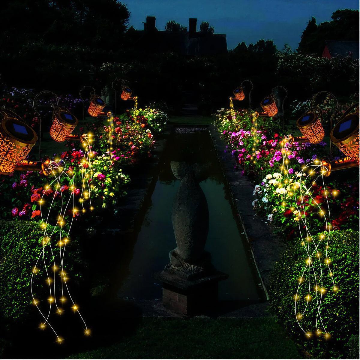 Solar Watering Can Garden Light