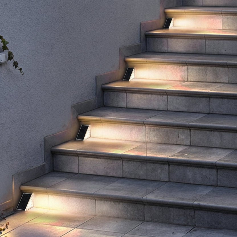 Solar Stair Lights for Outdoor Steps
