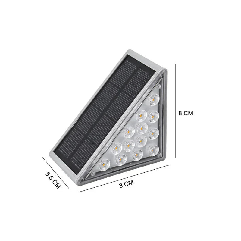 Solar Stair Lights for Outdoor Steps