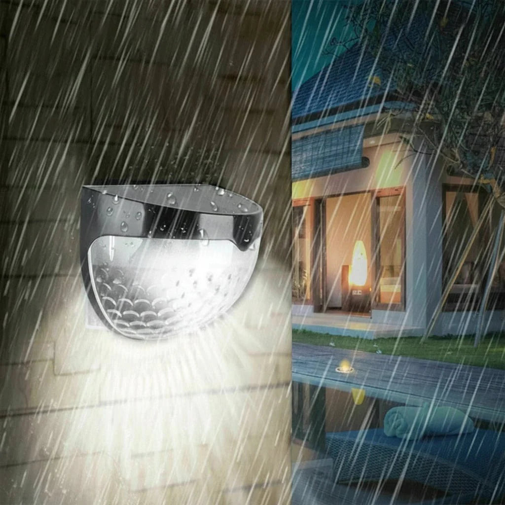 Solar LED Fence Lights for Garden and Terrace
