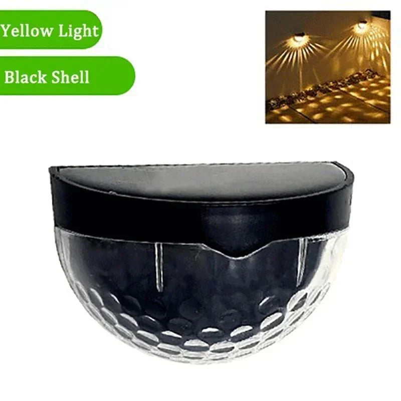 Solar LED Fence Lights for Garden and Terrace
