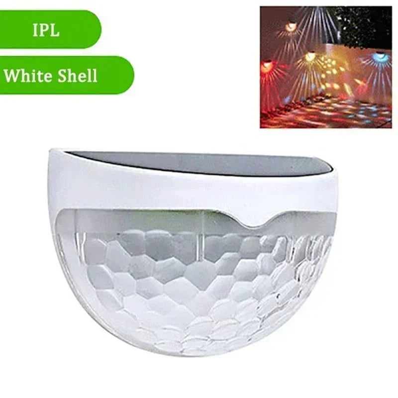 Solar LED Fence Lights for Garden and Terrace