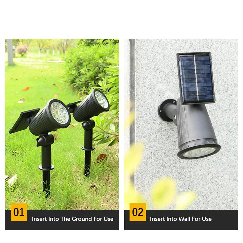 Solar LED Floodlight for Garden Areas