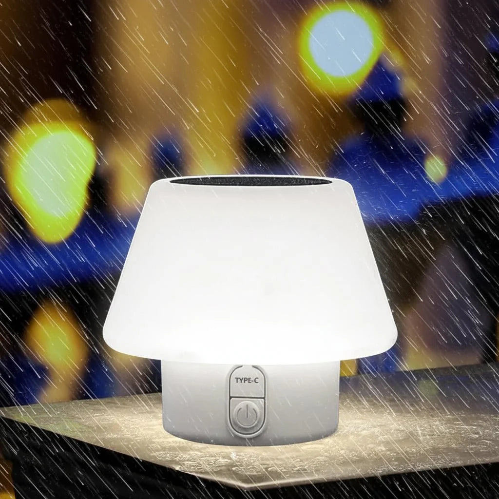 Portable Solar Table Lamp for Patio and Camping
