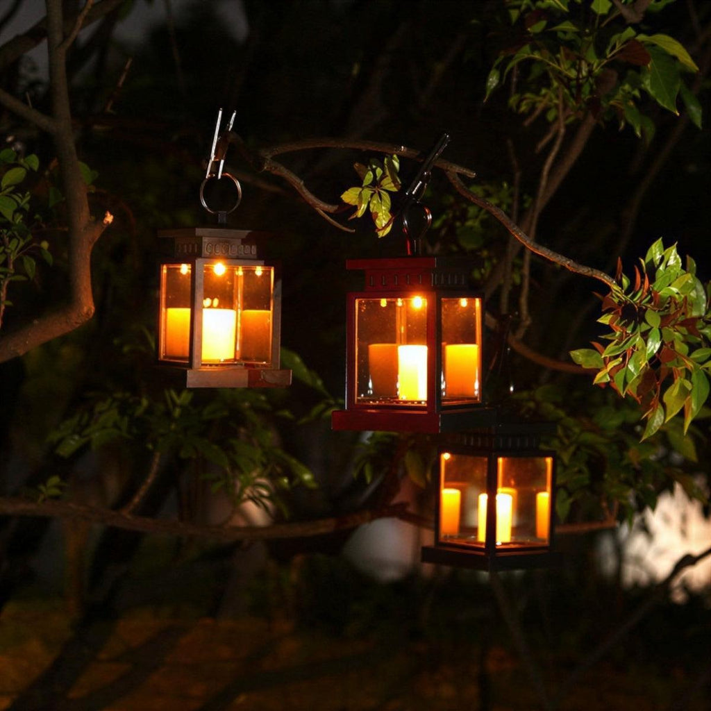 Solar Outdoor Hanging Tabletop Lantern