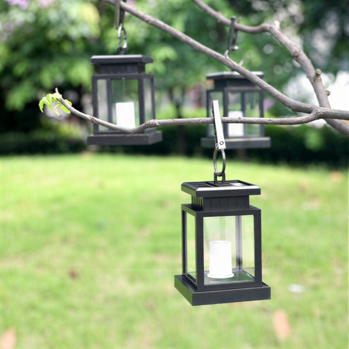 Solar Outdoor Hanging Tabletop Lantern
