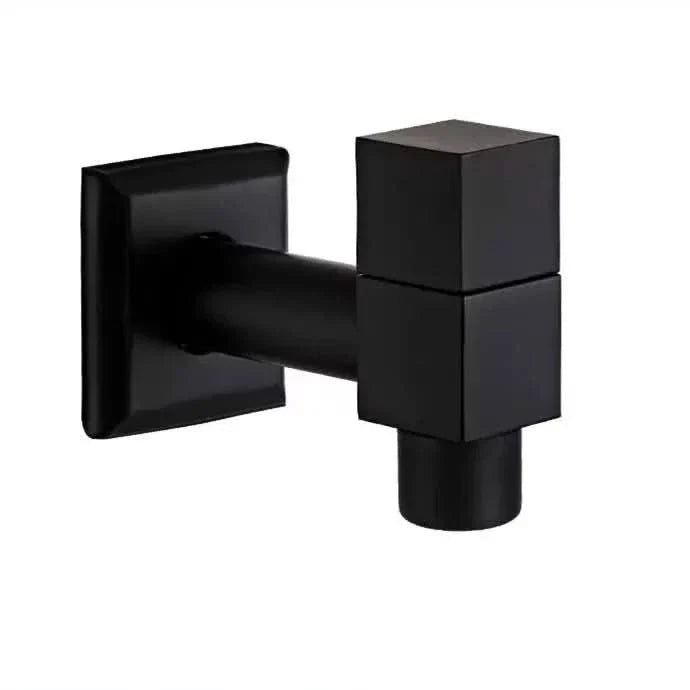 Black Wall Mounted Outdoor Tap