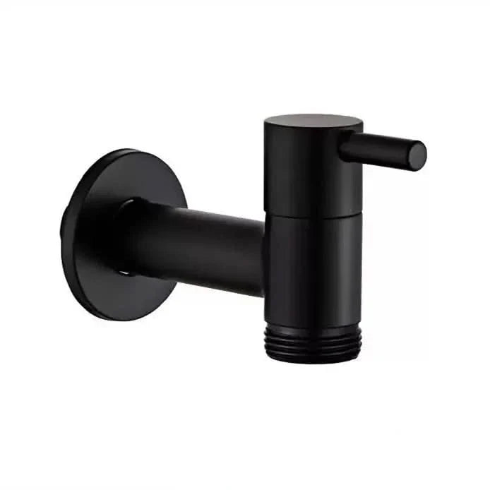 Black Wall Mounted Outdoor Tap