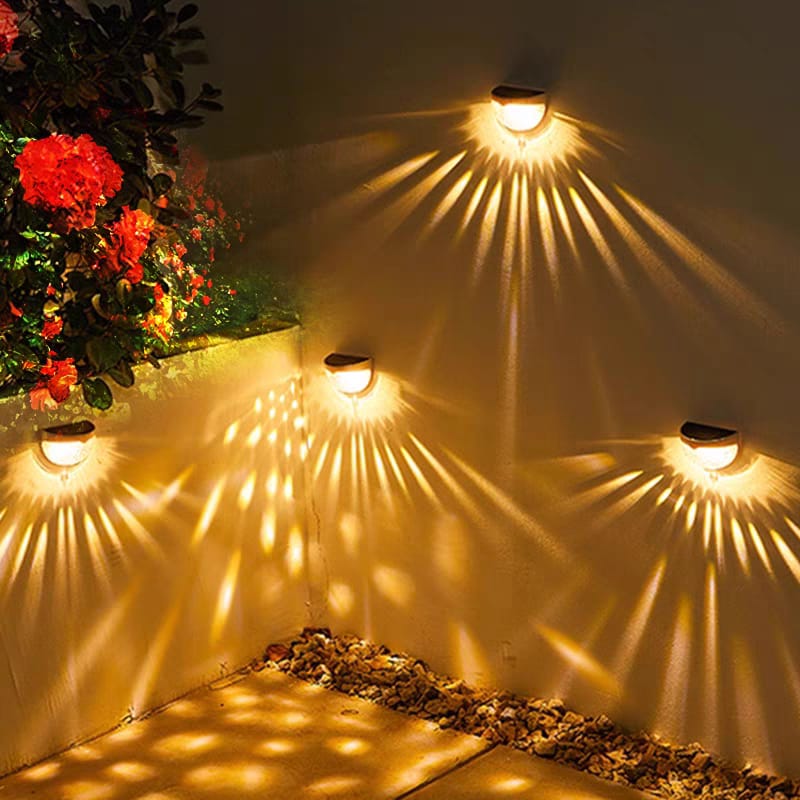 Solar Outdoor Wall Lamp for Patio and Fence