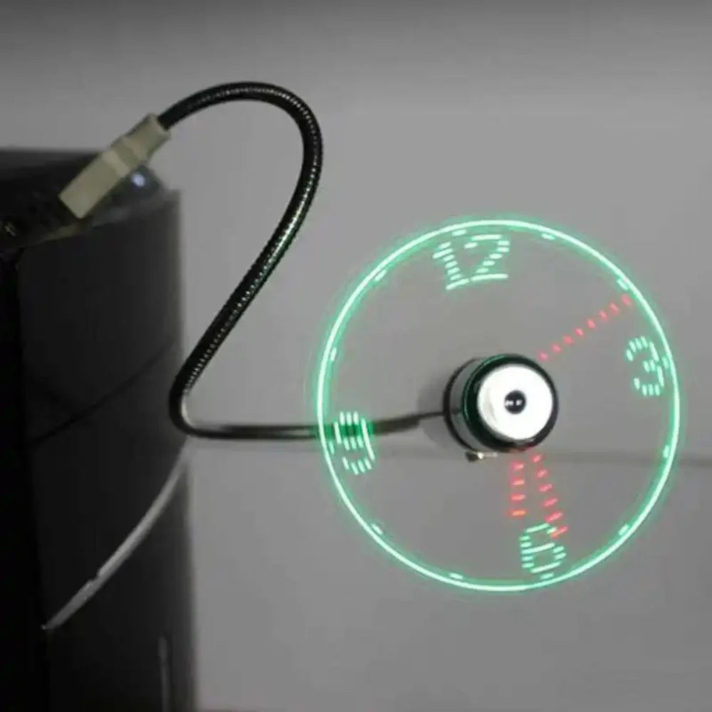 TimeGlow Clock Fan