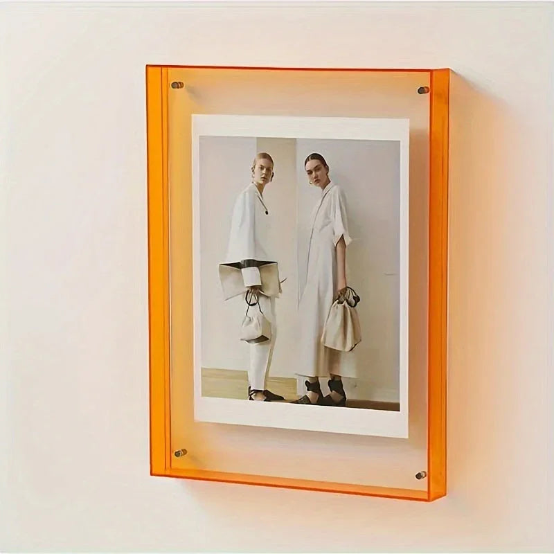 Transparent Colour Photo Frame