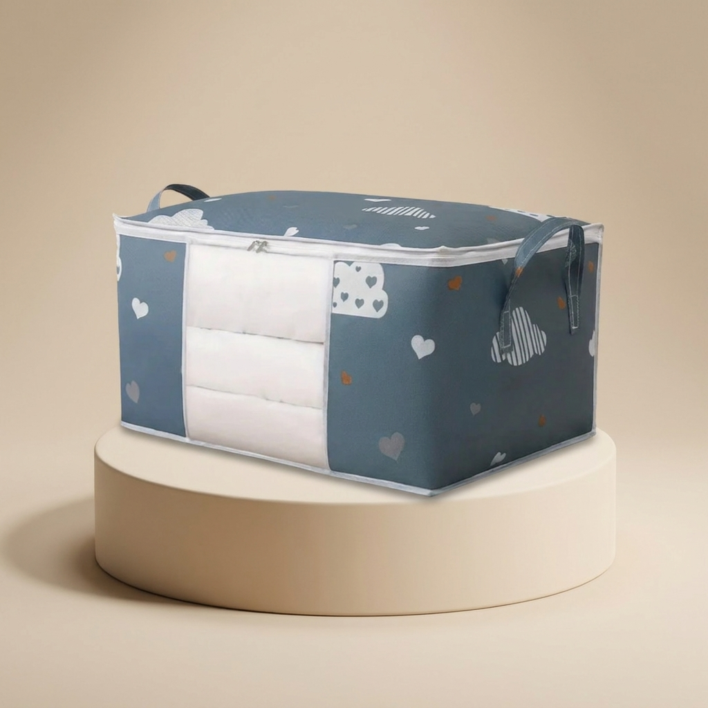 Foldable Kids Toy & Clothes Corner Storage Bag Organizer