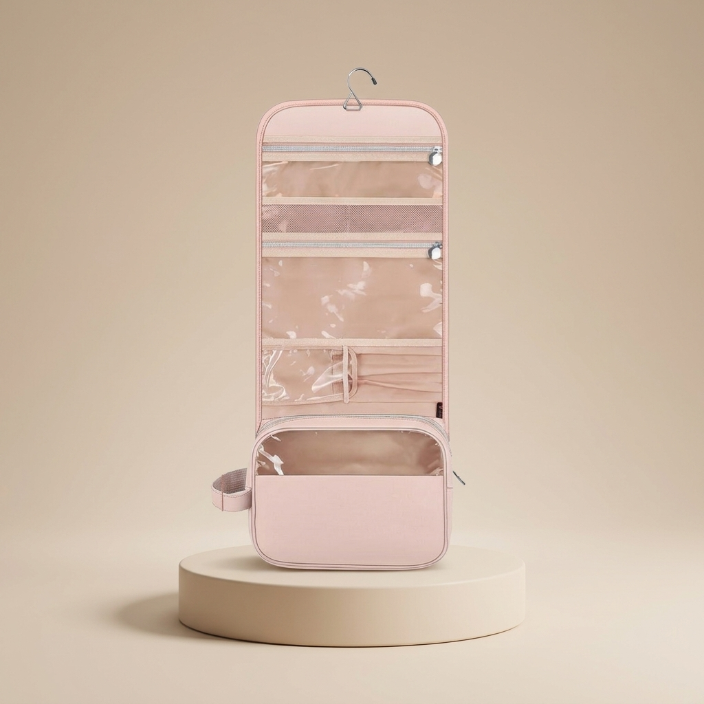 Hanging Makeup Organizer Bag Travel Toiletry Pouch Cosmetic Storage