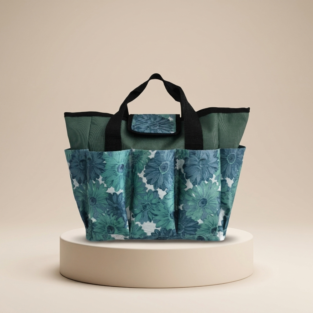 Heavy-Duty Garden Tool Bag | Large Organizer Tote with Pockets