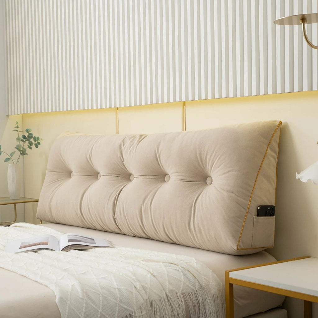 Bed Wedge Pillow For Reading And Lounging