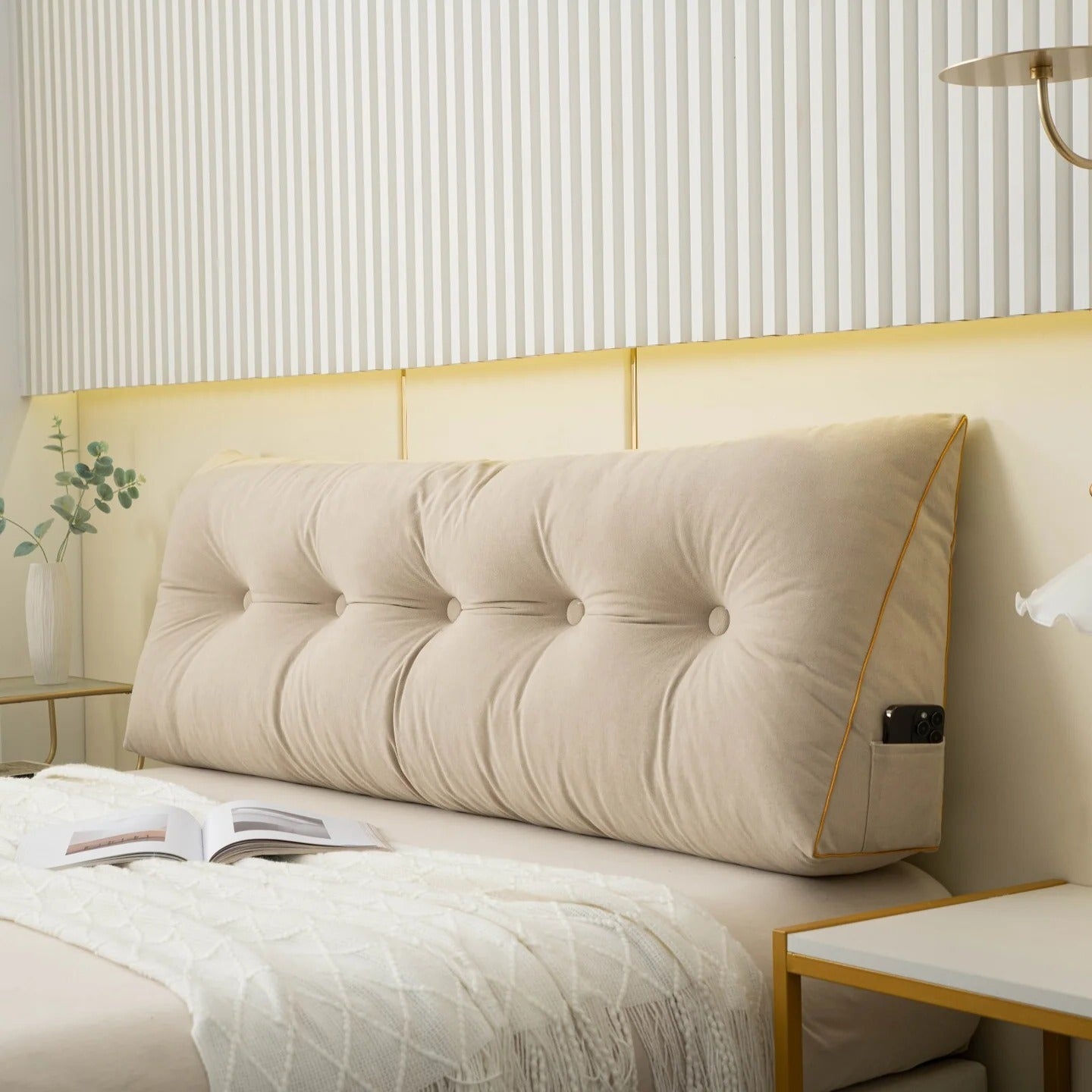 Bed Wedge Pillow For Reading And Lounging