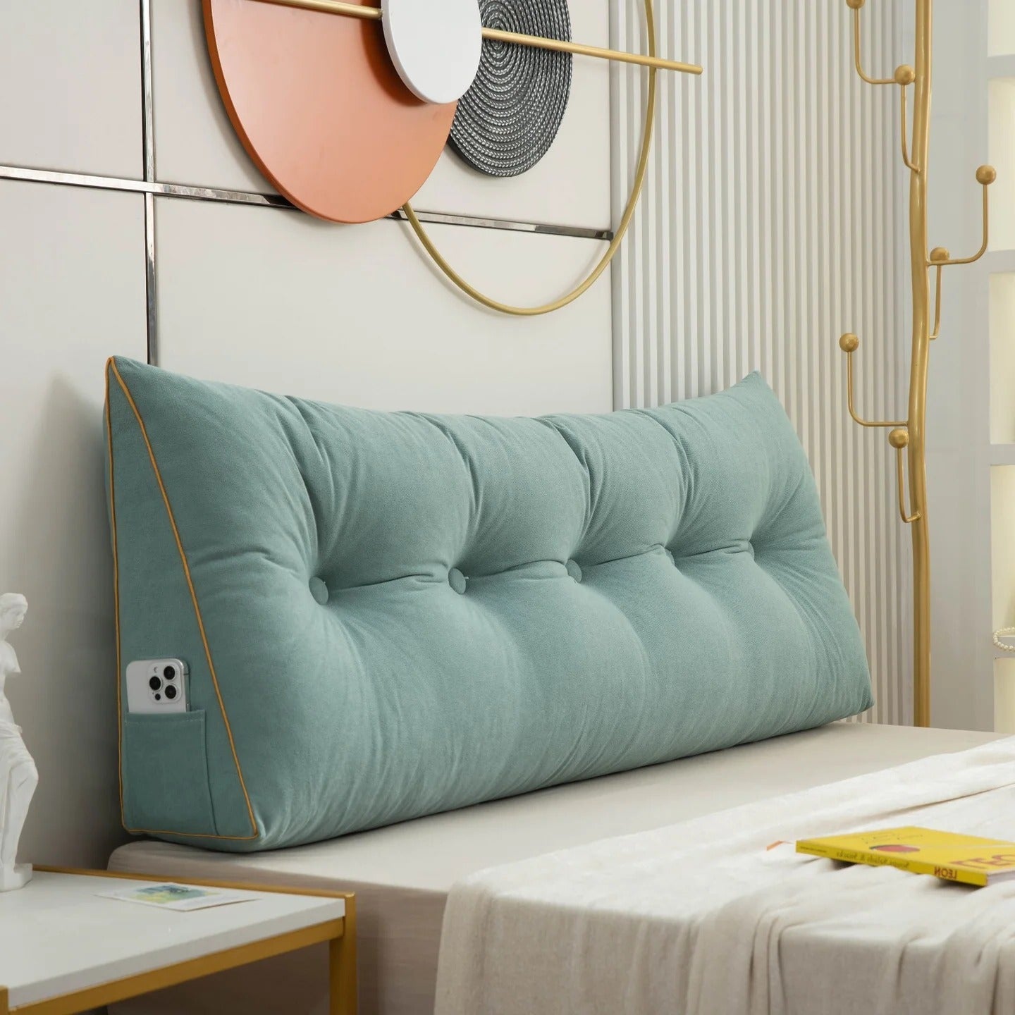 Bed Wedge Pillow For Reading And Lounging