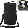 Insulated 2-Bottle Wine Cooler Tote