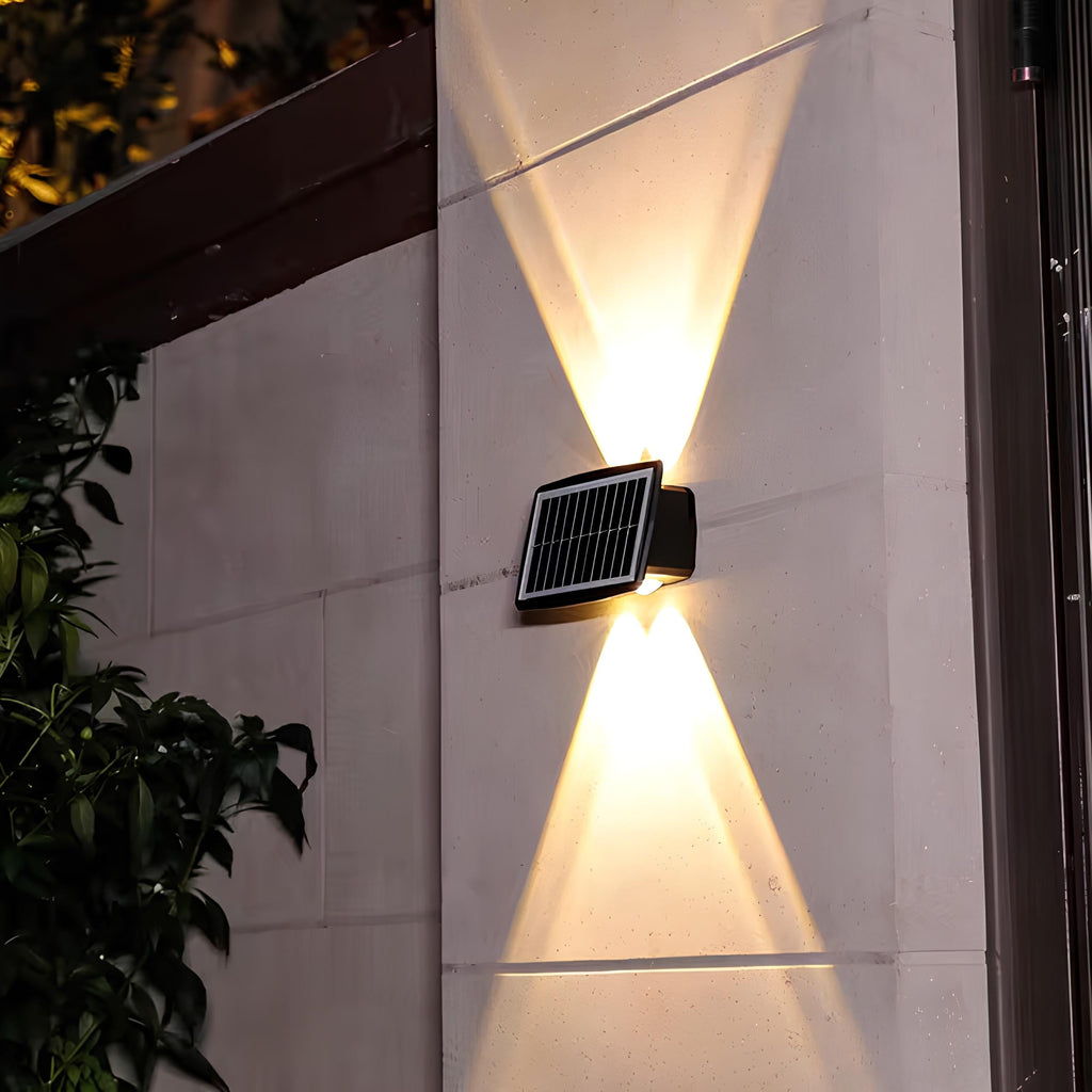 Solar Wall Sconce Light for Outdoor Entrances