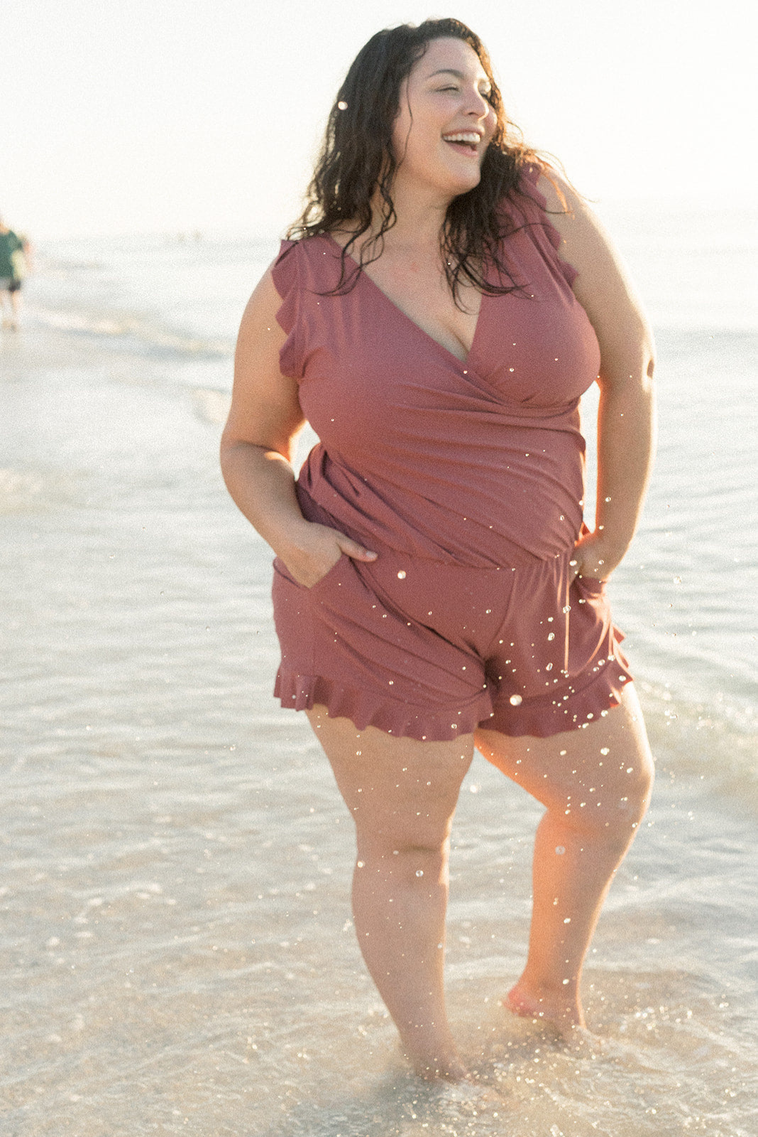 Women's Swimming Overall With Integrated Bra Swimwear