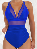 Women's Swimsuit With Mesh And Push-Up