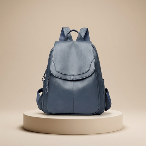 Anti-Theft Leather Backpack for Women | Secure Travel Bag
