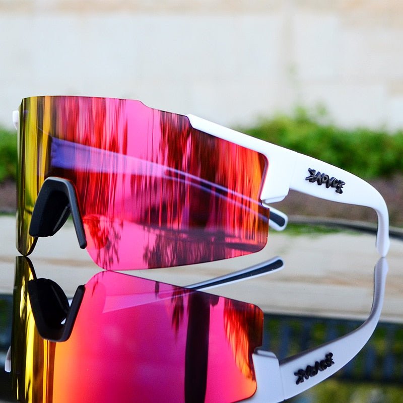 Mirrored Cycling Sunglasses For Road Biking