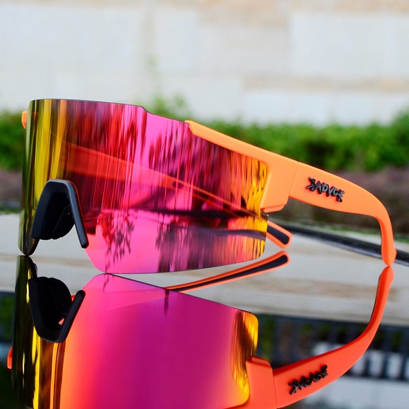 Mirrored Cycling Sunglasses For Road Biking