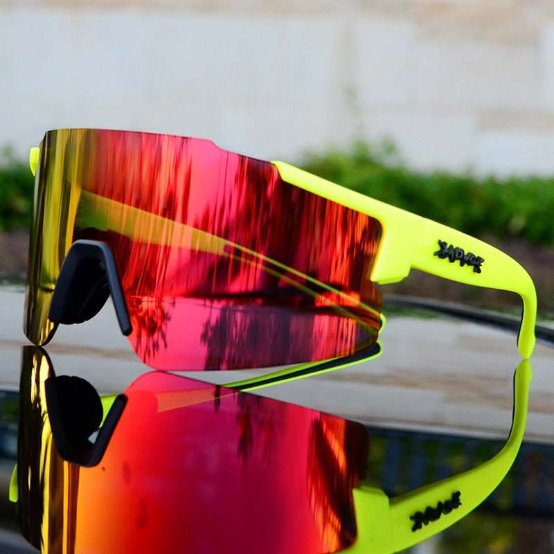 Mirrored Cycling Sunglasses For Road Biking
