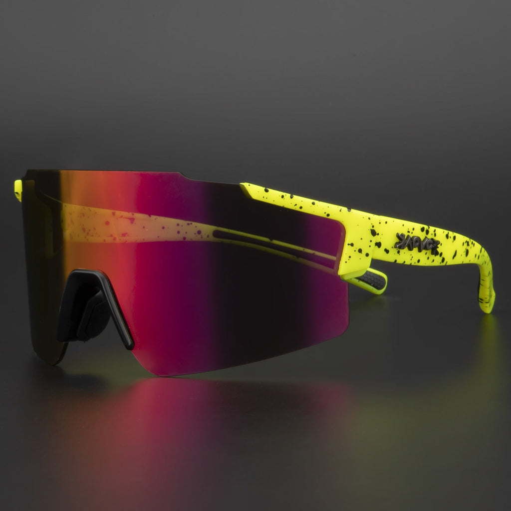 Mirrored Cycling Sunglasses For Road Biking