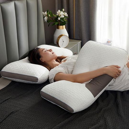 Ergonomic Hybrid Pillow For Side And Back Sleepers