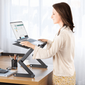 360 Ergonomic Laptop Stand With Mouse Plate