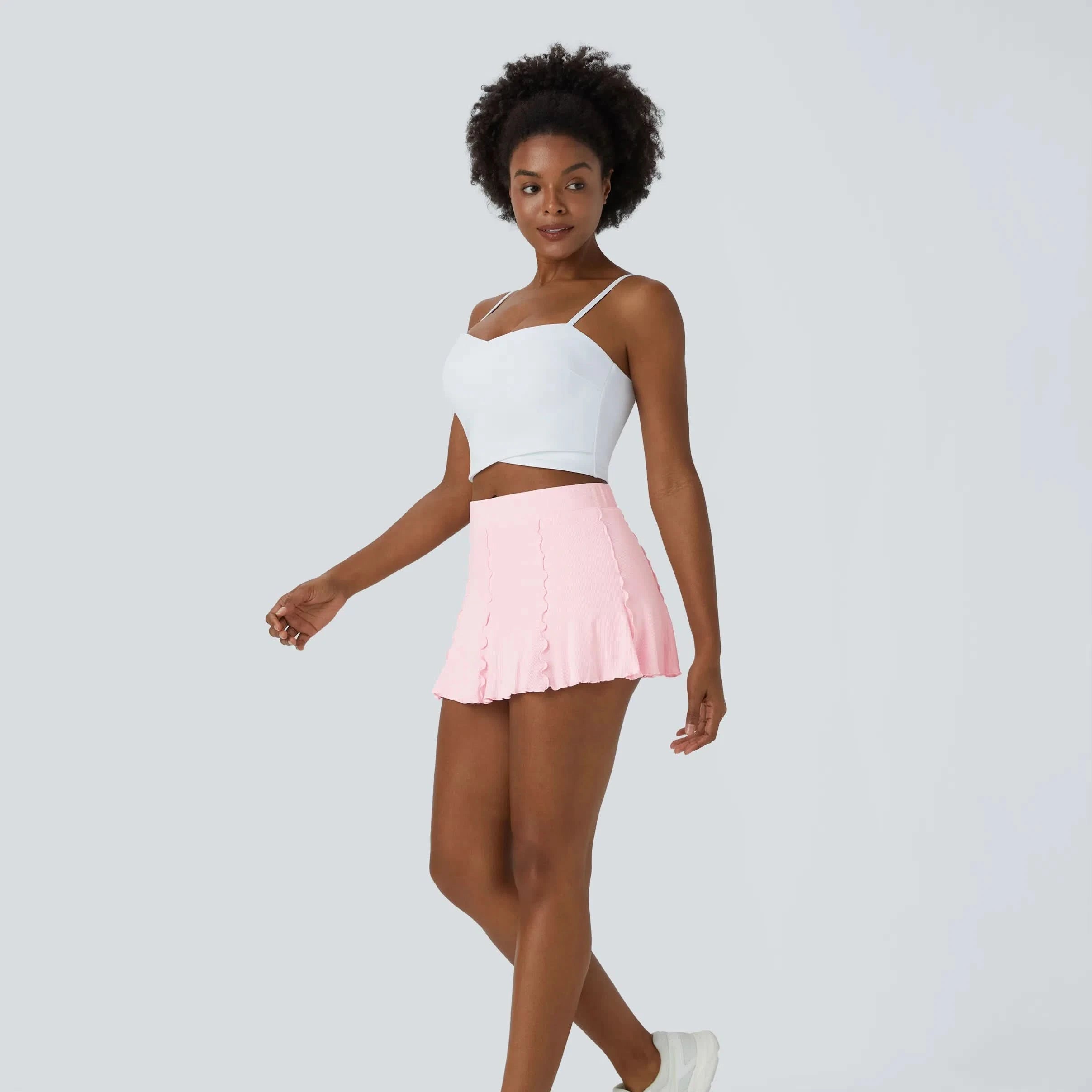 ribbed-knit-womens-2-in-1-tennis-skirt-flounce-hem-athletic-skort-img2.webp