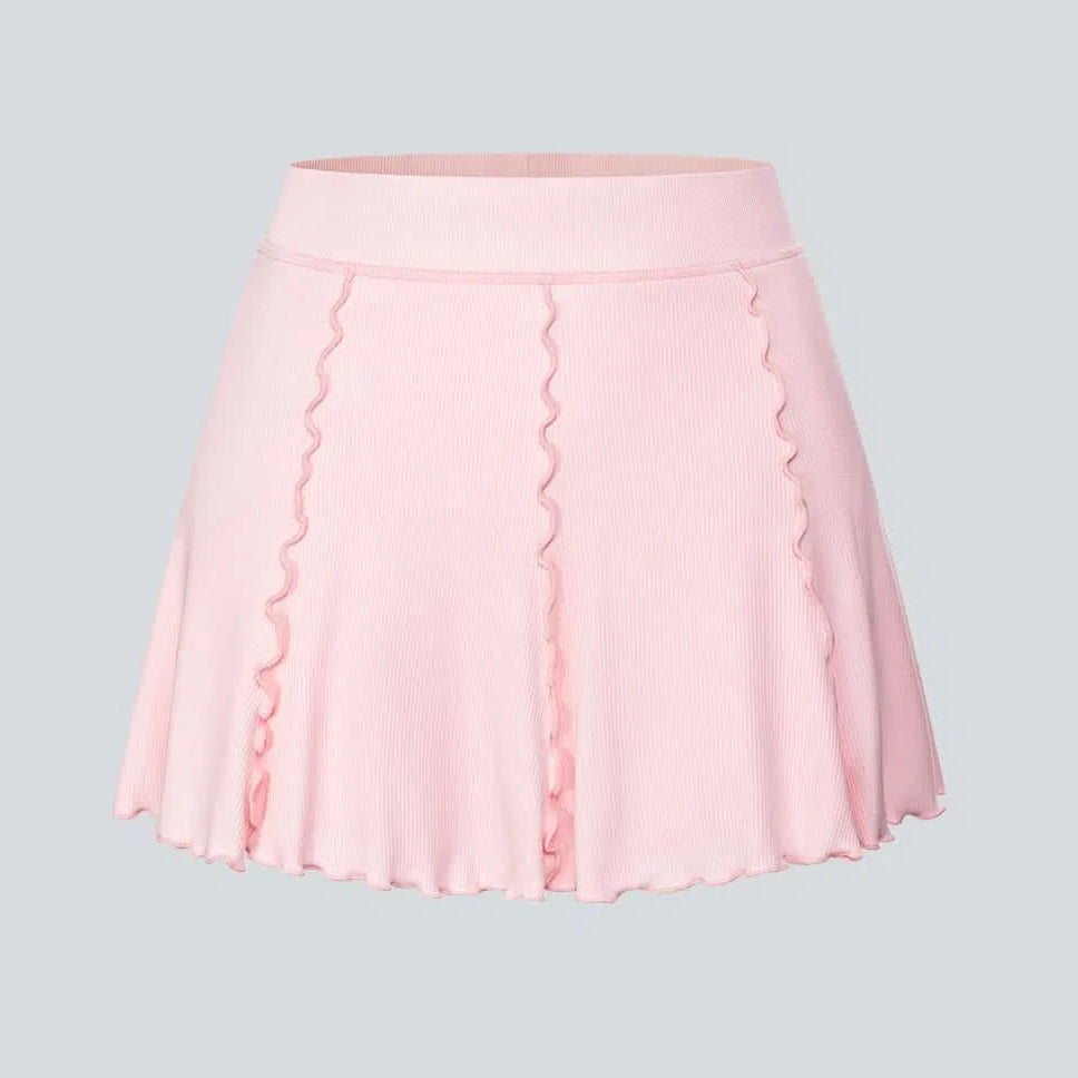 ribbed-knit-womens-2-in-1-tennis-skirt-flounce-hem-athletic-skort-img7.webp