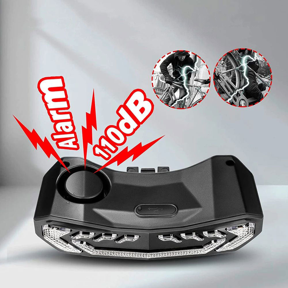 Bike Rear Light With Alarm Function