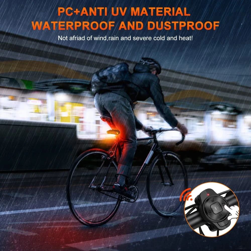 Bike Rear Light With Alarm Function