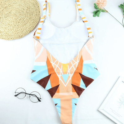 One Piece Swimsuit With Animal Print For Women Wild Welle