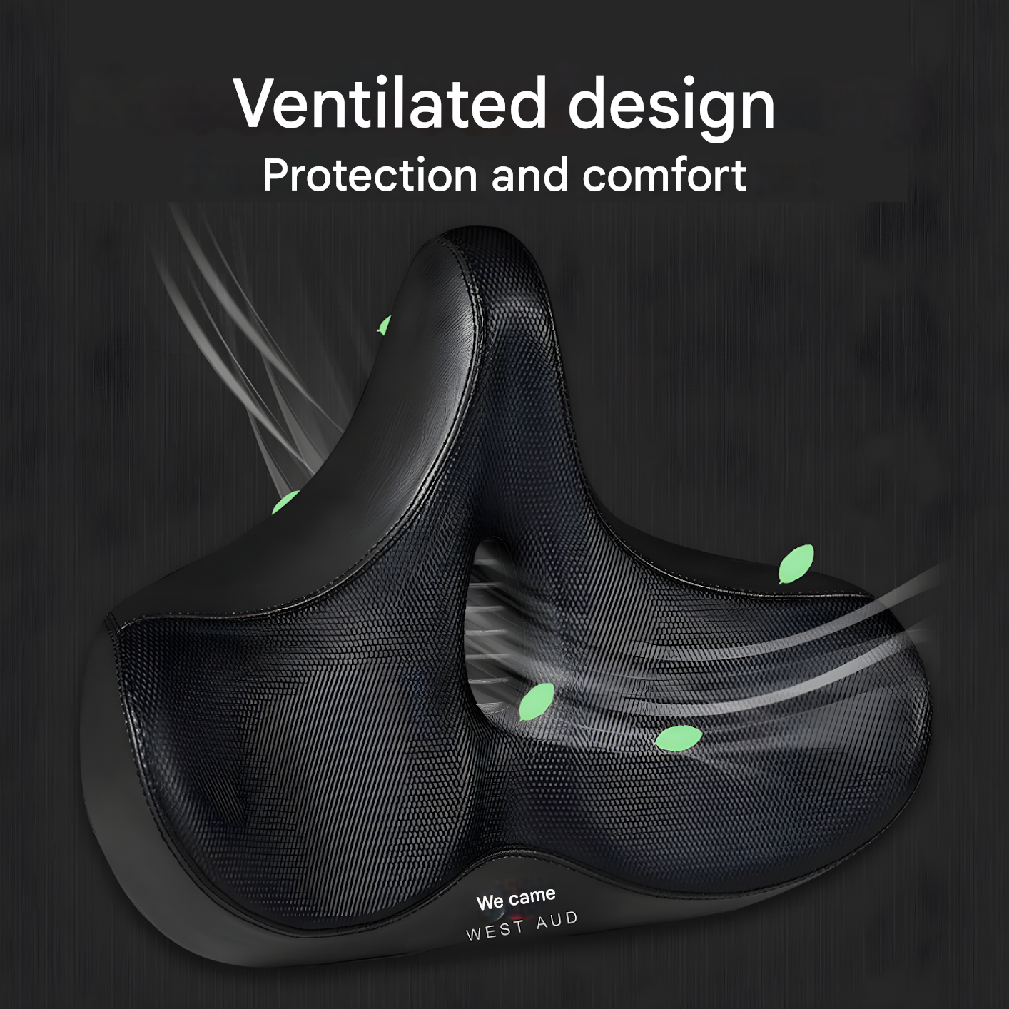 Wide Bike Saddle For Road And City Bikes