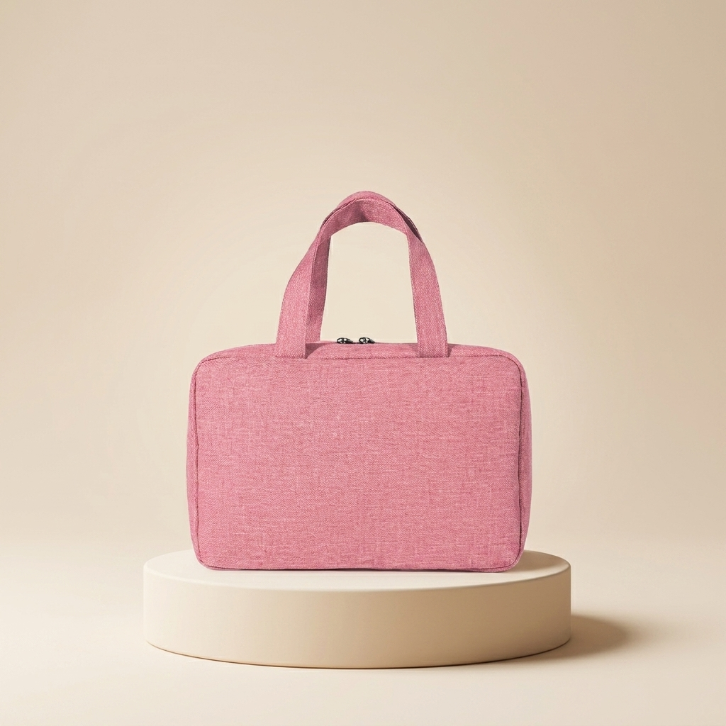 Travel Makeup Bag | Compact Cosmetic Organizer with 4 Compartments