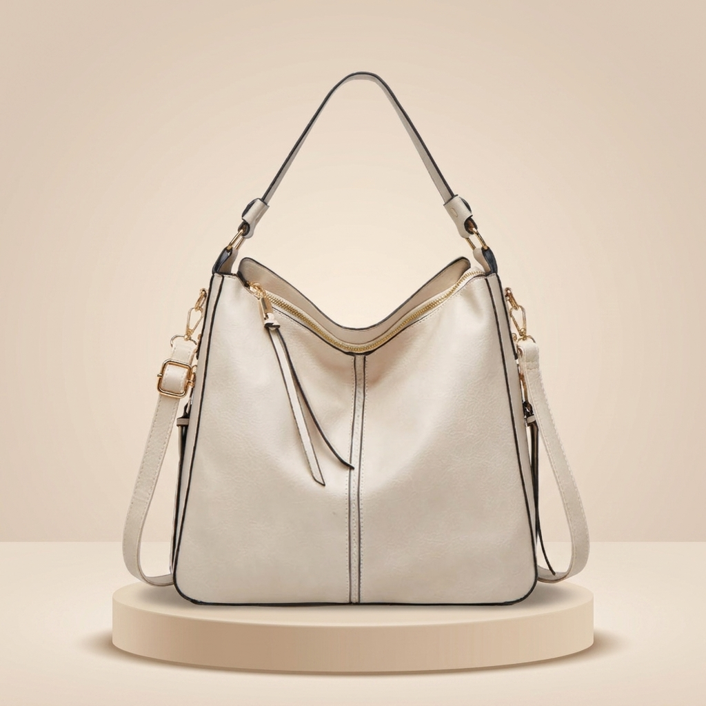 Vintage Leather Convertible Tote Shoulder Bag | Women Handbag